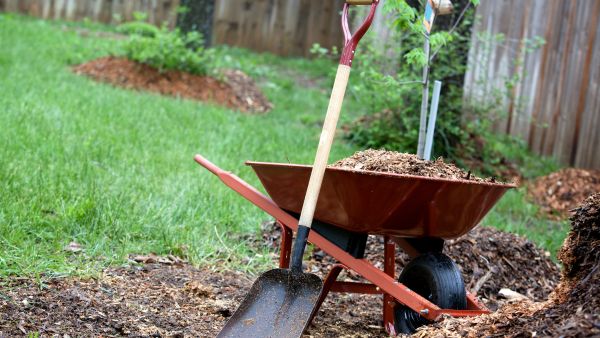 preparing for turfing and gardening